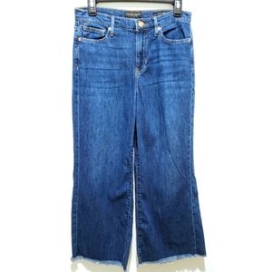 Banana Republic High Rise Wide Leg Crop Jeans